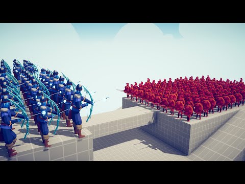 ICE ARCHERS BRIDGE DEFENSE - Totally Accurate Battle Simulator TABS