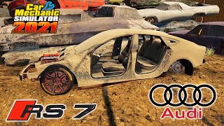 Audi RS7 Sportback Restoration - Car Mechanic Simulator 2021 - Drag Racing DLC