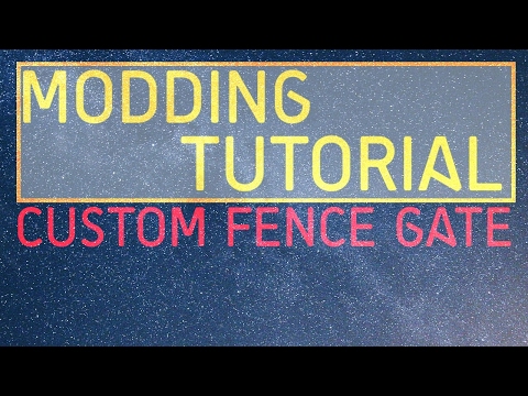 CJMinecraft: EPIC Custom Fence Gate Mod Tutorial!
