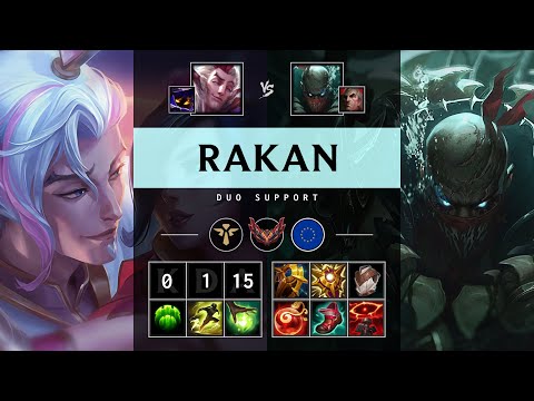 Rakan Support vs Pyke - EUW Grandmaster Patch 25.06