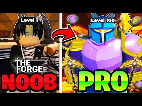 I Went NOOB To PRO In One Video On The Forge! (Roblox)