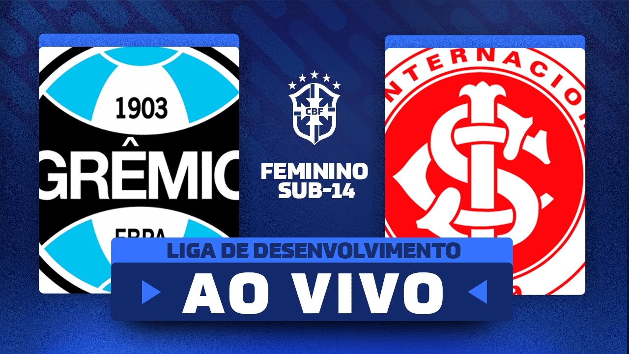 JOGO COMPLETO: GRÊMIO x INTERNACIONAL | LIGA DE DESENVOLVIMENTO FEMININA SUB-14