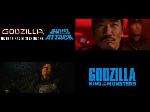 GMK and KOTM mothra's sacrifice comparison (audio warning)