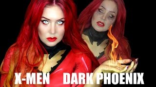 X-MEN MAKEUP- Jean Grey Phoenix Tutorial | Jade Madden
