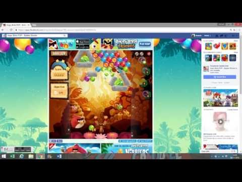Angry Birds POP! on Facebook - Level 129 Walkthrough