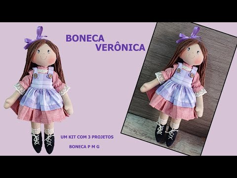 Boneca de pano Verônica, aula completa