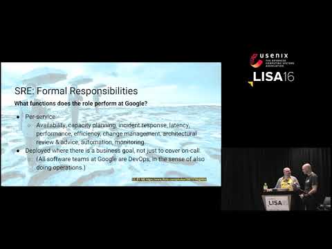 LISA16 - SRE in the Small and in the Large