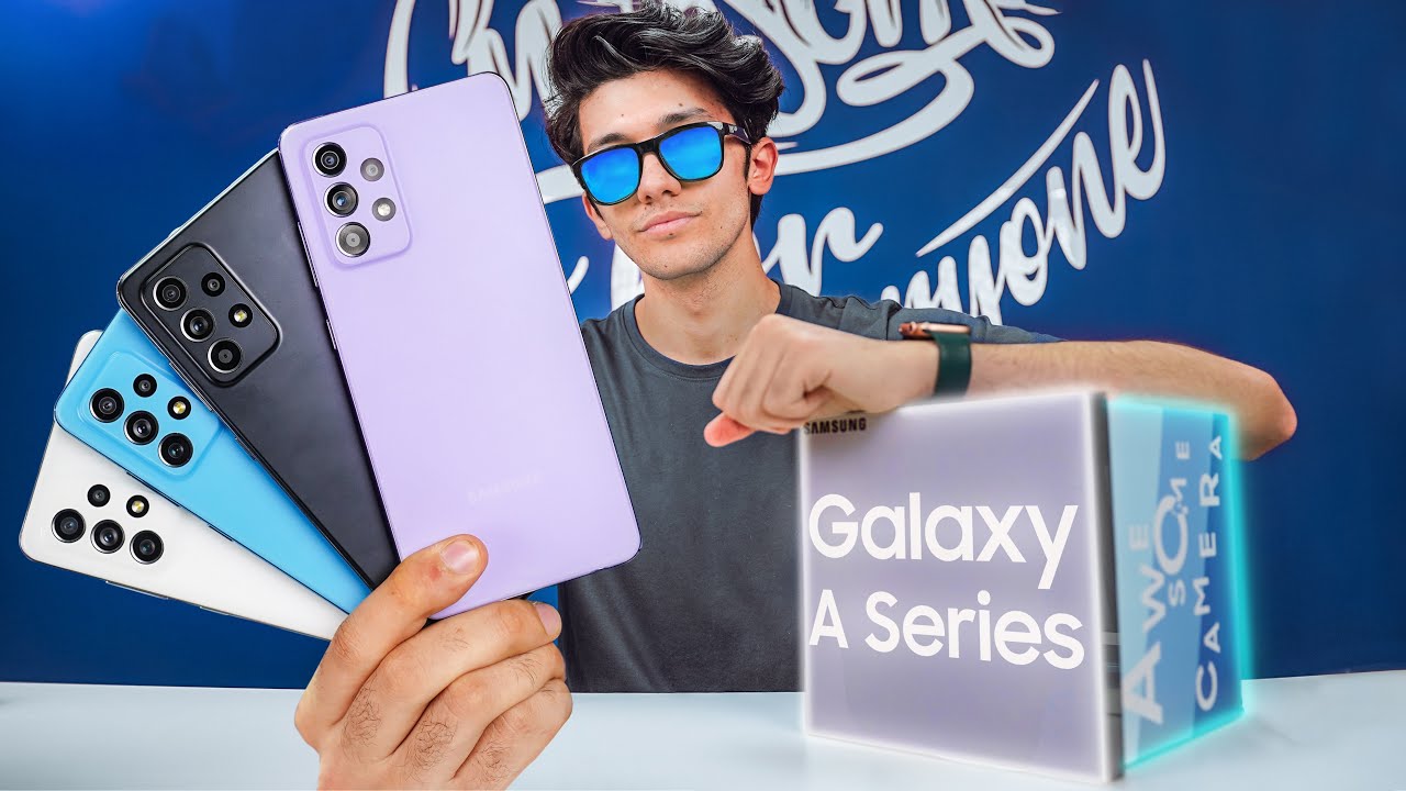 Samsung Galaxy A72 & A52 Special Unboxing & First Impression! (ALL COLORS)