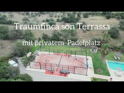 Finca Urlaub auf der Traumfinca mit  privatem Padelplatz auf Mallorca