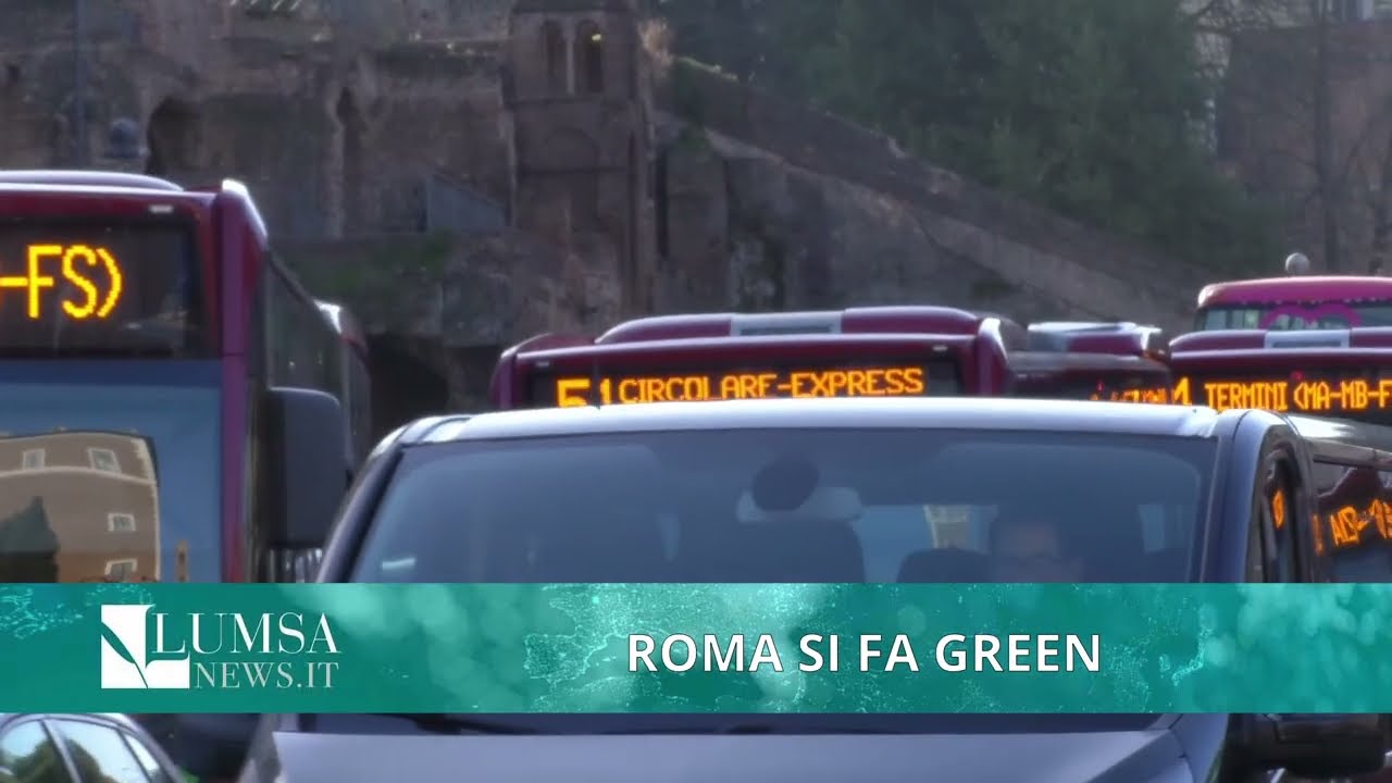 A Roma 40 nuovi bus ibridi contro lo smog