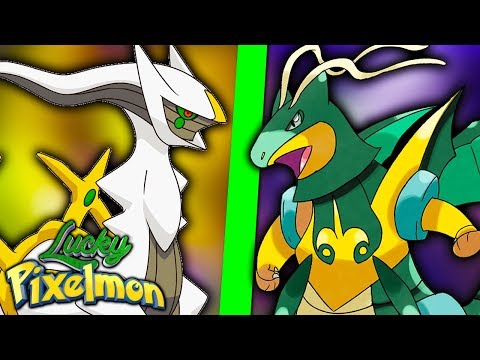 Minecraft LUCKY PIXELMON - MEGA DRAGONITE vs ARCEUS ! QUEM SERÁ O NOVO DEUS ?!