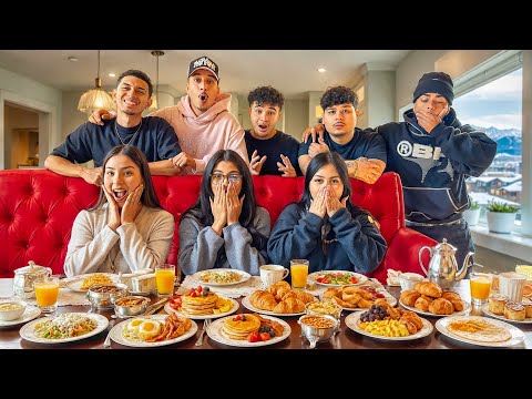 SURPRISING LOS BOYZ & LAS GIRLZ WITH A FANCY BREAKFAST!!