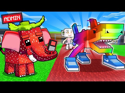 I became the ADMIN BRAINROT in STEAL A BRAINROT Minecraft!