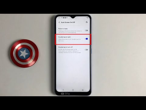 Double tap to light up the screen on Vivo Y01 Android 11