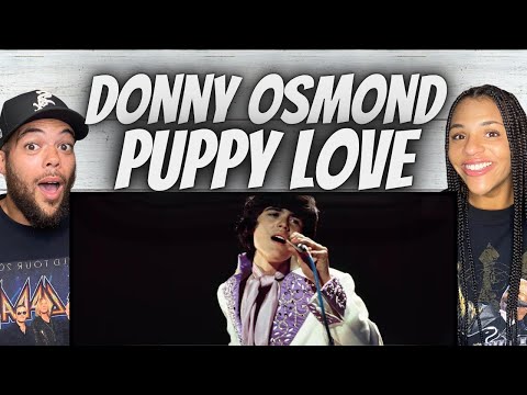 FIRST TIME HEARING Donny Osmond -  Puppy Love REACTION