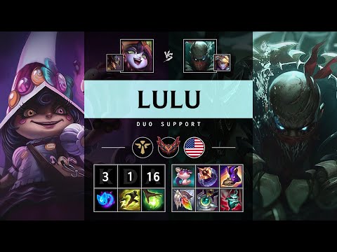 Lulu Support vs Pyke - NA Grandmaster Patch 25.05