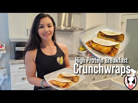 High Protein High Fiber Breakfast Crunch Wraps 🌯💪🏼