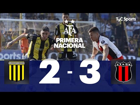 Almirante Brown 2-3 Defensores de Belgrano | Primera Nacional | Fecha 36