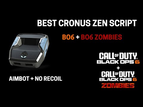 Best Cronus Zen Script for BO6 + BO6 ZOMBIES | 120+ Kills