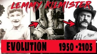 The evolution of Lemmy Kilmister | 5 to 70 years old