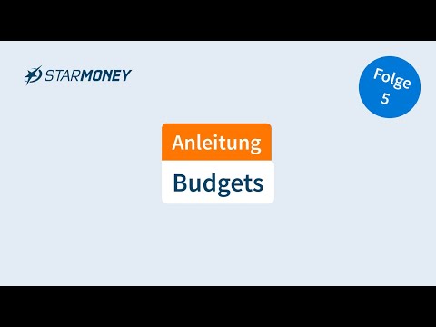 Budgets festlegen & Ausgaben kontrollieren | StarMoney Tutorials