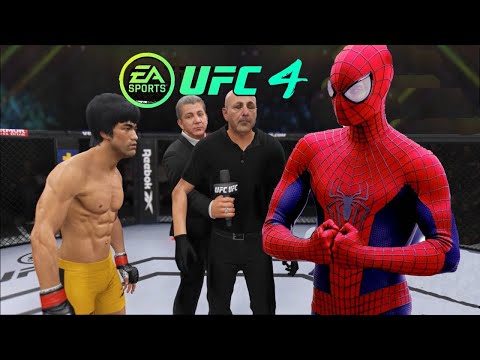 Bruce Lee vs Spider-Man EA Sports UFC 4