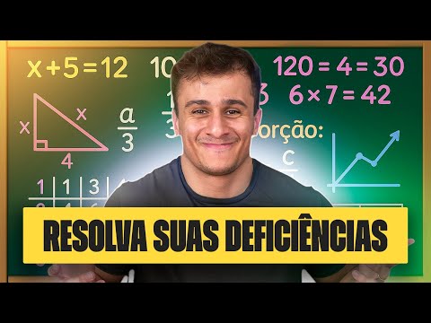 TUDO de Matemática do Ensino FUNDAMENTAL pro ENEM 2026 (pra quem tem MUITA DIFICULDADE)