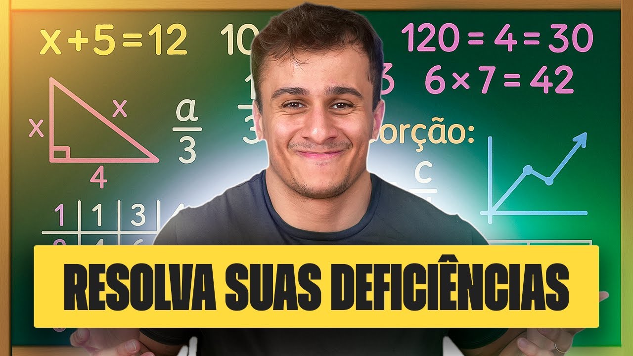TUDO de Matemática do Ensino FUNDAMENTAL pro ENEM 2025 (pra quem tem MUITA DIFICULDADE)