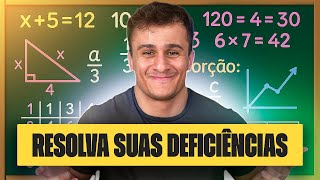 TUDO de Matemática do Ensino FUNDAMENTAL pro ENEM 2025 (pra quem tem MUITA DIFICULDADE)