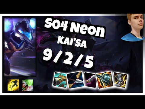 Kai'Sa vs Jhin S04 Neon BOT (9/2/5) - v10.25