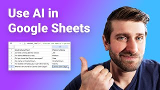 Ask GPT-4 in Google Sheets