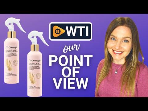 Cocomagic Coconut Milk Detangling Mist | Extra Moisturizing Leave-in Detangler | Restore Vibrancy and Boost Shine | Non-Greasy Formula | Paraben Free - WTI product video review