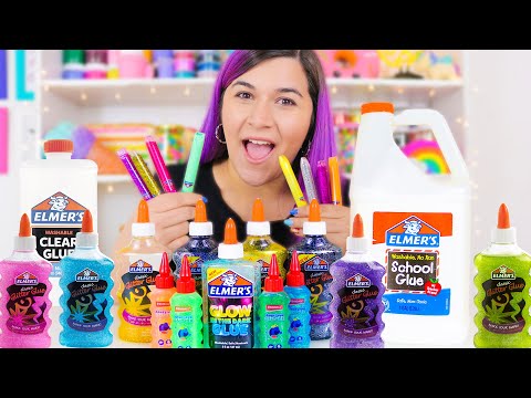 Mezclando Todos mis Pegamentos para Hacer SLIME!!