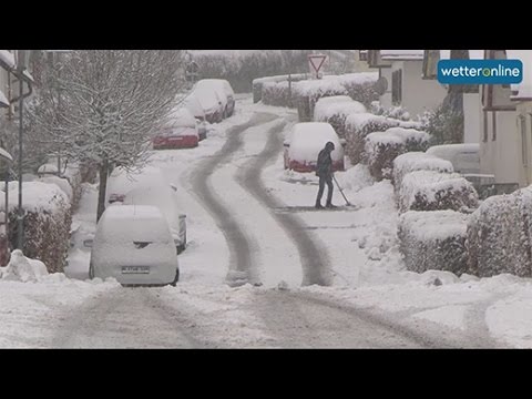 wetteronline.de: Winter onset with snow (22.11.2015)