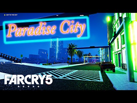 PARADISE CITY | Far Cry 5 Arcade | Custom Map | Full Playthrough & Commentary