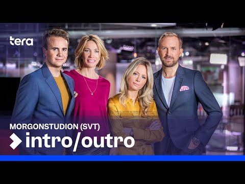 SVT1 - Morgonstudion - Intro & Outro (18th Mar 2023)