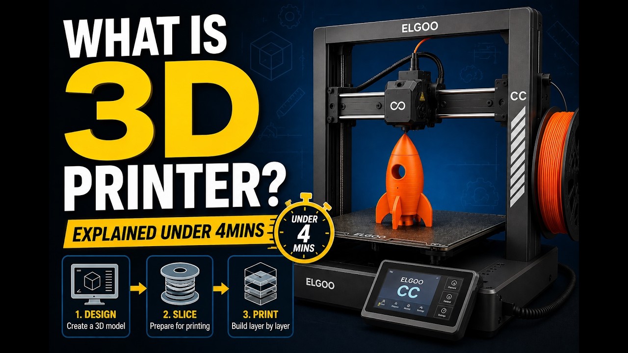 What is 3D printing (Tamil with English subtitles)