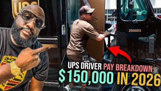 Drivers Making $150,000 By 2026... Employees Vote, Agree On Salary From UPS... Pay Scale Breakdown