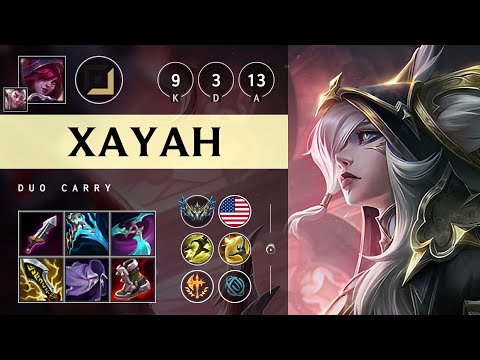 Xayah ADC vs Sivir - NA Challenger Patch 25.19