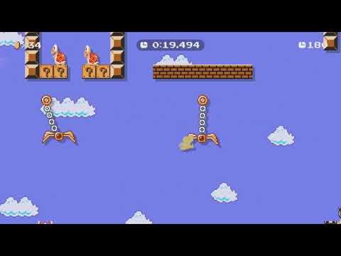 Super Mario Maker 2 – Ninji Speedrun – 35th Anniversary Auto-Mario 【20.919】 (Week 14)