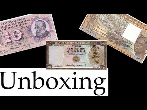 Unboxing World Banknotes || World Currency || Currency collection || Banknotes Collection