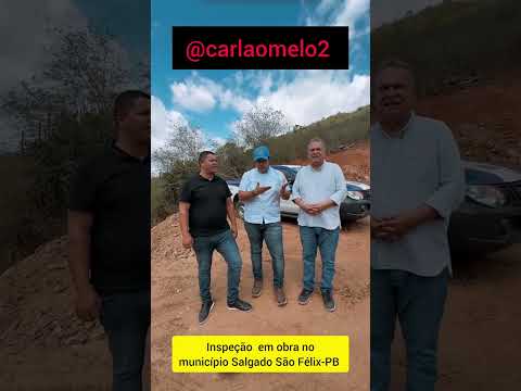 PREFEITO DE SALGADO VISTORIOU OBRA IMPORTANTE NA ZONA RURAL DO MUNICÍPIO