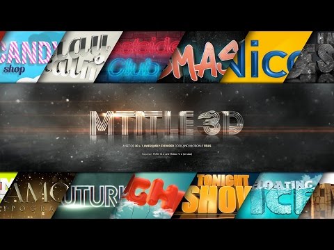 mTitle 3D for FCPX 10.2 and Motion 5.2
