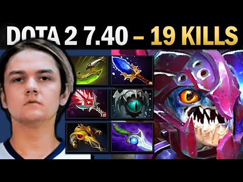 Slark Pro Carry with Skadi and Bloodthorn - Gameplay Dota