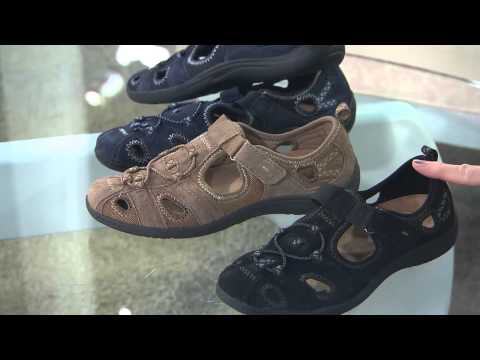 Earth Origins Suede and Mesh Slip-ons - Carmen with Jane Treacy