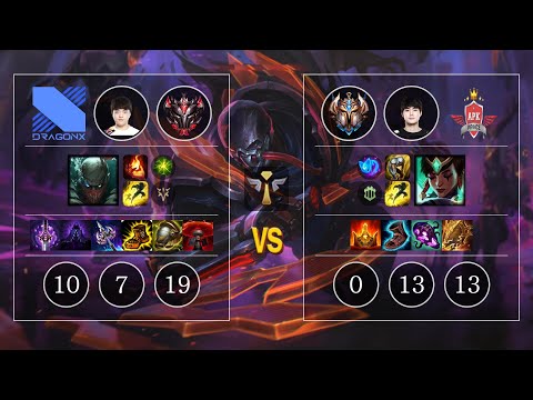 DRX Keria Pyke vs APK Secret Karma Sup - KR Patch 10.12