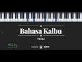 Raisa Titi DJ Bahasa Kalbu KARAOKE PIANO MALE KEY