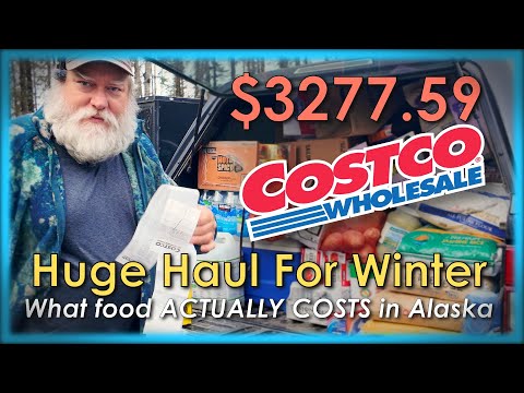 Gigantic Alaska Costco Shop and Haul - Prepare For Winter!