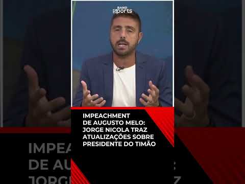 NICOLA ATUALIZA SITUAÇÃO DE AUGUSTO MELO NO CORINTHIANS