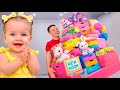 Eva and Dad Build a NEW ROOM for Baby Eva!